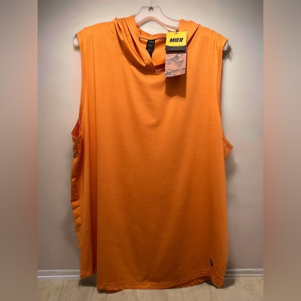NWT Men's Sleeveless Tank Quick Dry Athleisure Muscle Top Gold Size XL - Picture 7 of 9